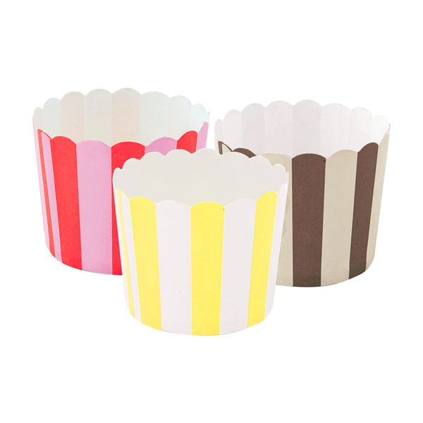 Muffin Cup (PET laminated cardboard) 6x5cm Assorted colors (40st/pak)