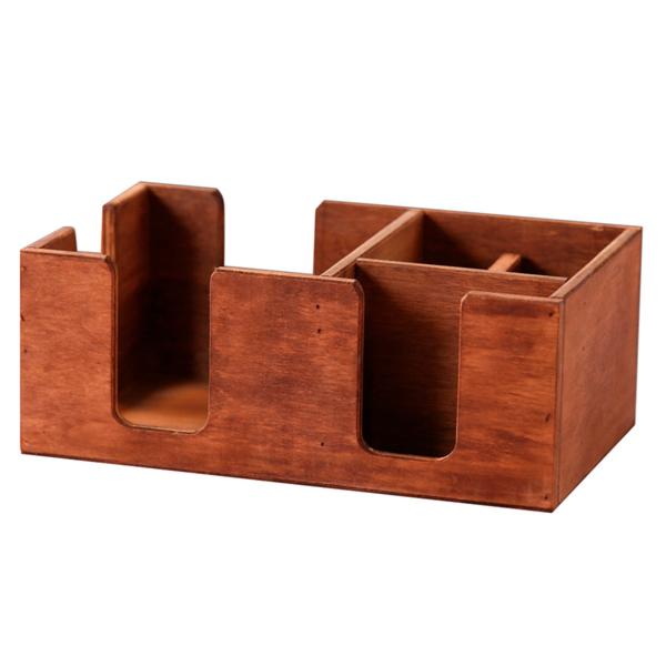 Wooden Presentation Box with Compartments 27x17x10cm (per stuk)