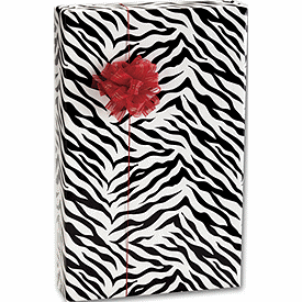 Giftwrap / Cadeau Papier  Zebra Strips 24"x833 / M_2127 (per rol)