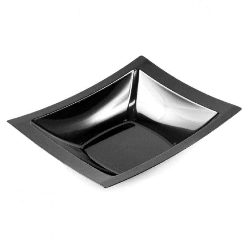 Diep bord 19,5x16,2cm Black (PS) 400ml (10st/pak)