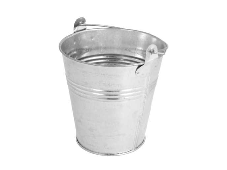 Emmertje zink (mini ice buckets) 10x10cm (per stuk)