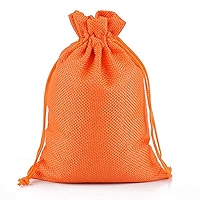 Jute Bag Orange 6x10" (per stuk)