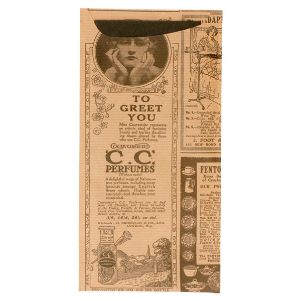 Sacchetto Tissue "Just In Time" Natural Kraft Ribbed (100st/pak)