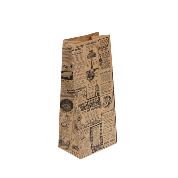 SOS Bags without handles "Times" 70gsm 15+10x32cm 8lbs (1000st/doos)