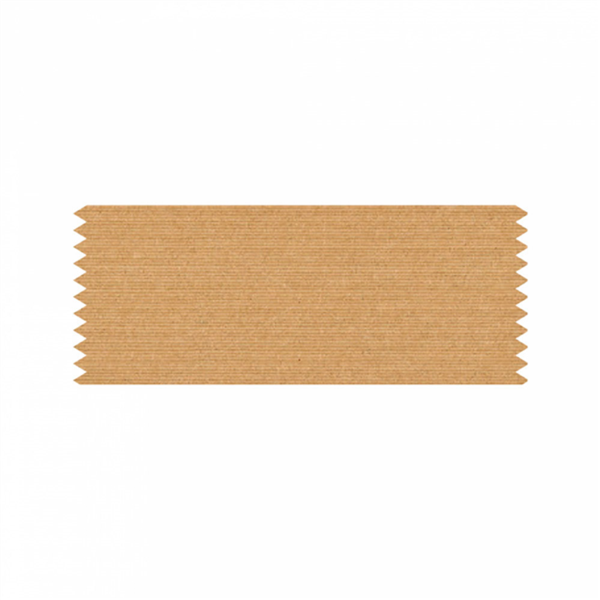 Tape segment labels 2,4x6cm Natural Kraft (3000st/pak)
