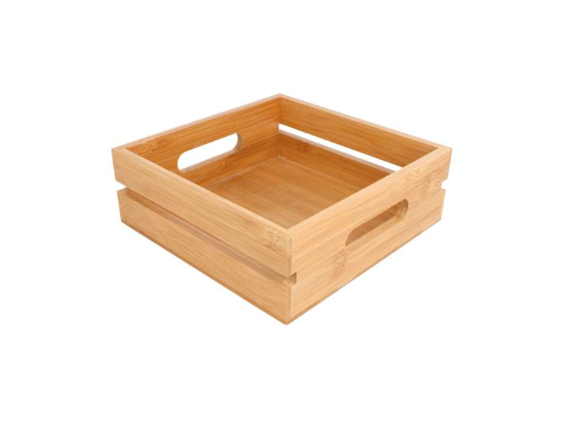 Natural Bamboo Box 20x20x7cm (per stuk)