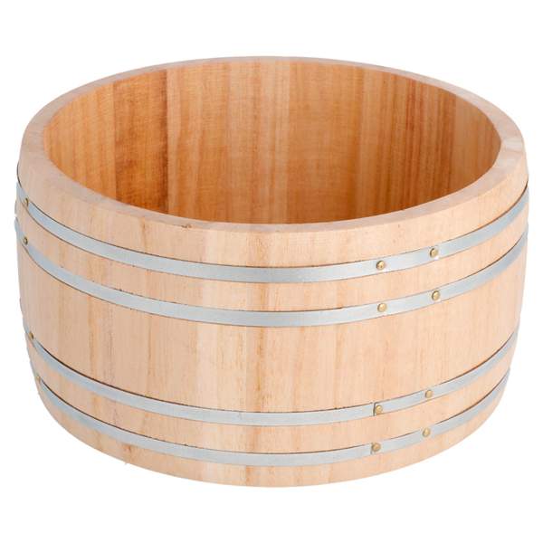 Wooden Bowl 16,5x8cm (per stuk)