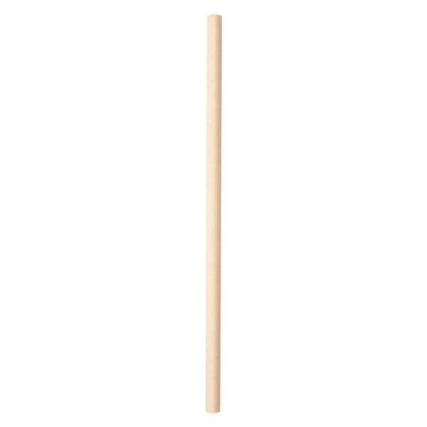 Paper Straws 0.80 x 20 cm Natural Kraft (250st/pak)