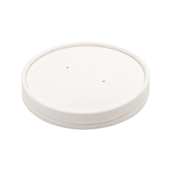 Lids voor cups (228.33) White Cardboard (25st/pak)