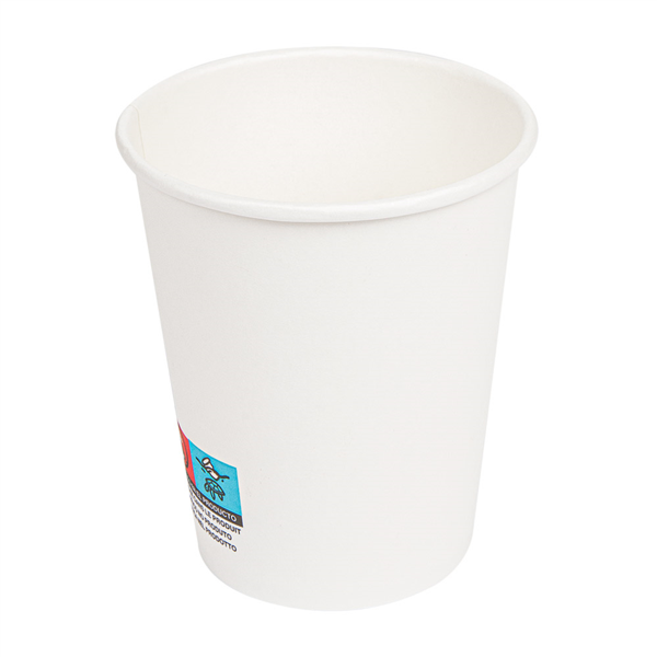 Hot drink cups 240ml single wall White Cardboard (50st/pak)