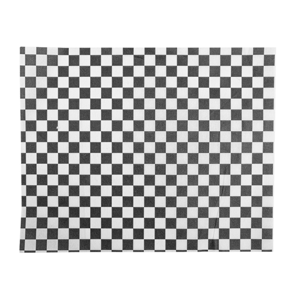 Mini basket wrapping paper "fitipaldi" 20x25cm Black Greaseproof (1000st/pak)