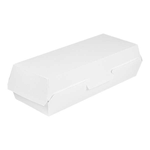 "The Pack" Panini Boxes 26,5x12,2x7cm White Nano-Micro Corrugated Cardboard (50st/pak) 6 pak