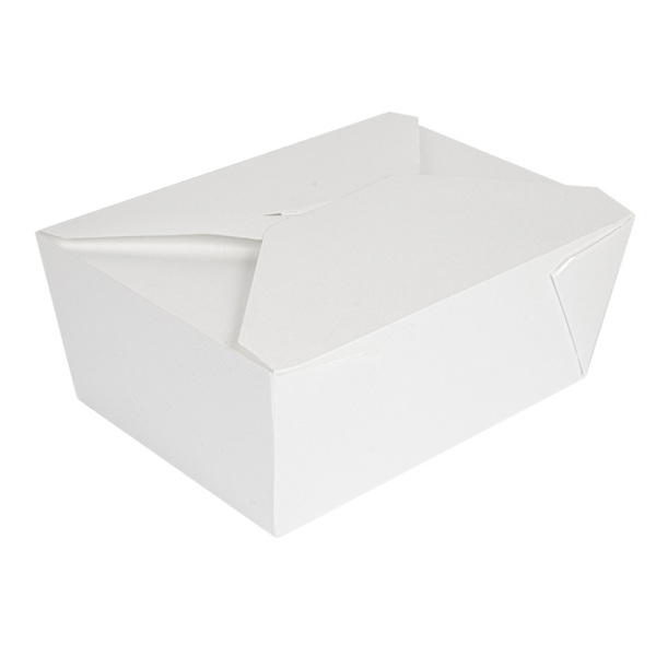 "The Pack" #4 Bio Rectangular Boxes 19,6x14x9cm White Nano-Micro Corrugated Cardboard (50st/pak)