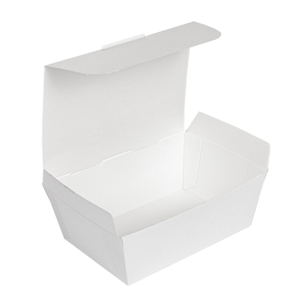 "The Pack" Lunchbox 14x9,7x5cm White Nano-Micro Corrugated Cardboard (60st/pak)