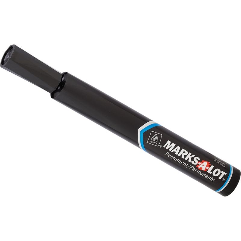 Marker Marks-a-lot, Quick drying & Water resistant Black
