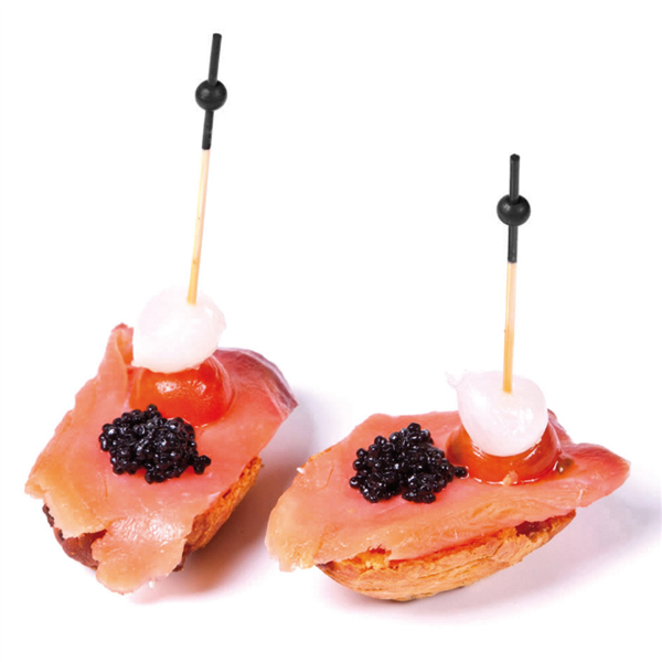 Picks "black balls" 9cm Natural Bamboo (100st/pak)