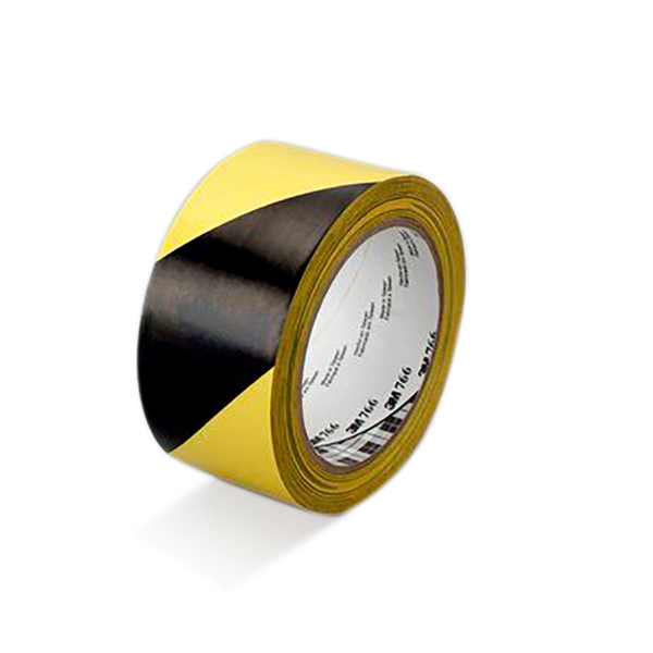 Hazard Warning Tape 33mtr x 5cm Yellow/Black (per rol)