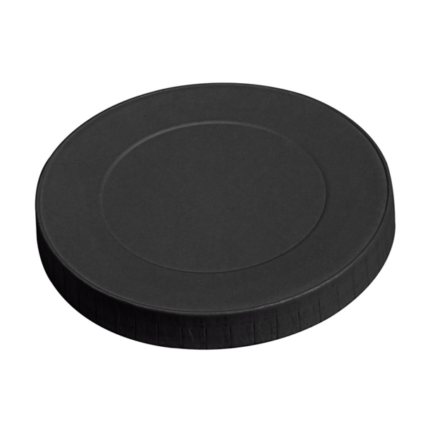 Lids for cups diam. 8cm Black cardboard (50st/pak)