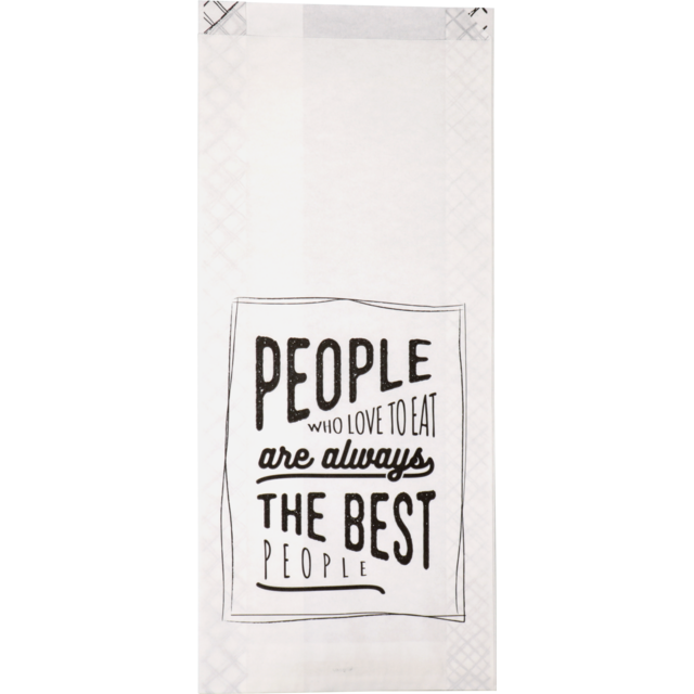 Broodzak Half Brood "Love to Eat" (500st/doos)