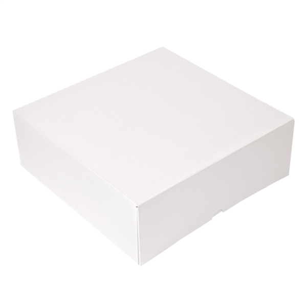 "The Pack" Cake Box without Window 28x28x10cm White Nano-Micro Corrugated Cardboard (50st/pak)
