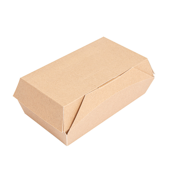The Pack Lunch Box 19,5x12,5x7cm Natural Kraft (50st/pak)