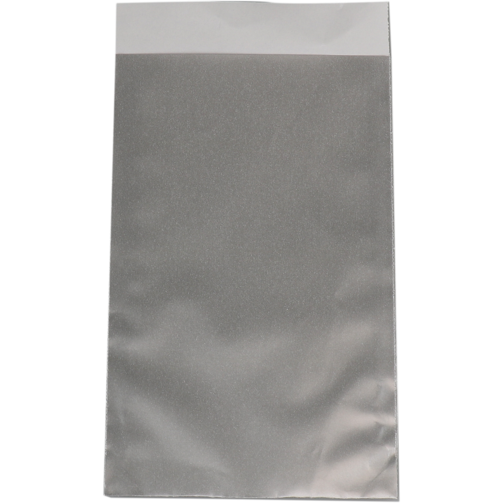 Luxe fournituren zakjes LOVLY 7x13cm Zilver (200st/doos)