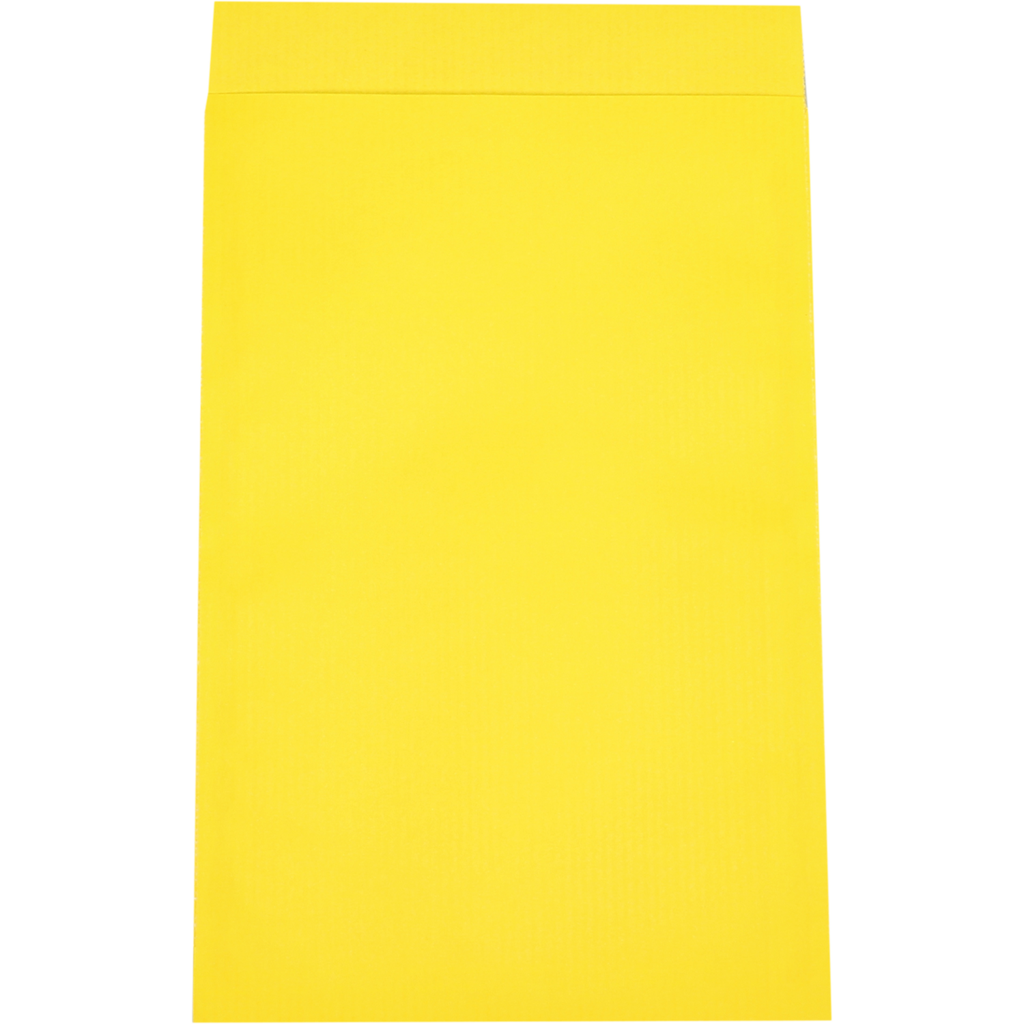 Luxe fournituren zakjes Geel 12x19 cm (200st/pak)