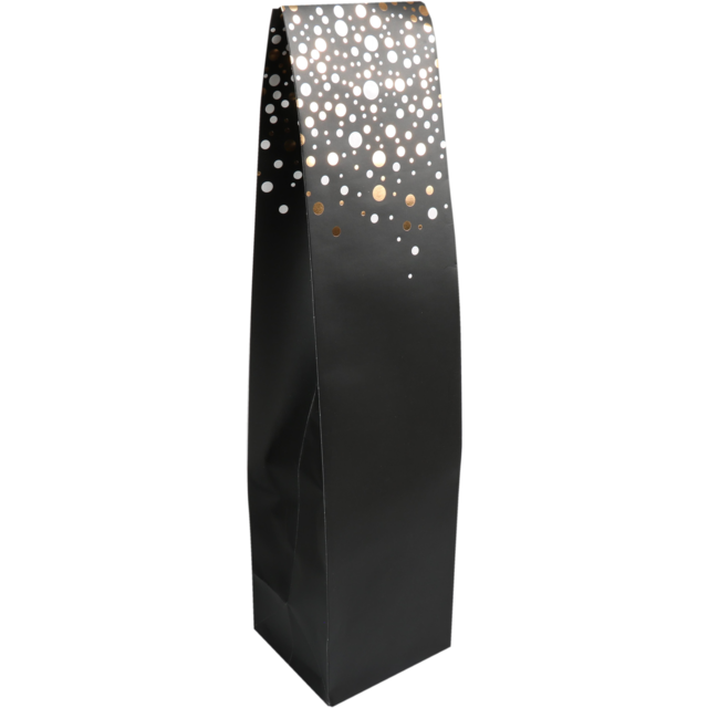 Fleszakken Blokbodem "Party Spot On" 9,5x9,5x41cm (25st/pak)