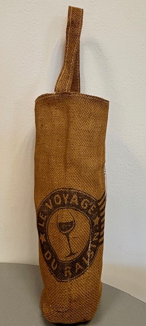 1-fles jute wijnflestas (per stuk)
