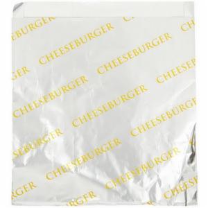 Foil/Paper Bag "Cheeseburger" 6x3/4x6-1/2" (1000pcs/cs)