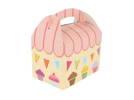 [210.54] Gable Box - Children Box - Design "Party" 17x16x10cm 50pcs/pk
