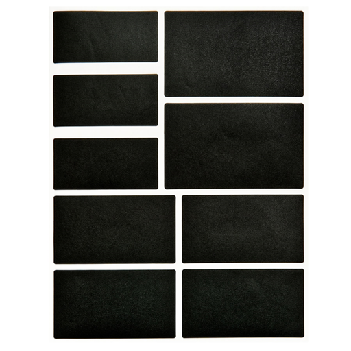 [211.59] Blackboard Labels Rechthoekig (Set van 2 sheets 20x26cm / 18 labels)