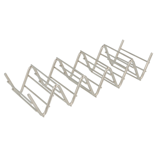 [216.07] Taco Rack 19,7x6,4x3,8cm Stainless Steel (per stuk)
