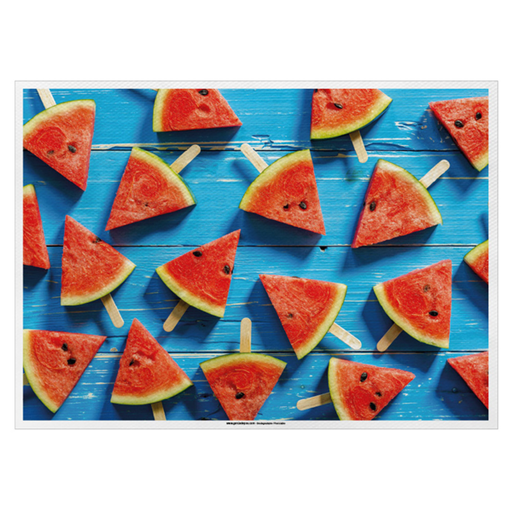 [223.56] Table Mats Offset "Watermelon" 31x43cm Four Coloured Ppaper (500st/pak)
