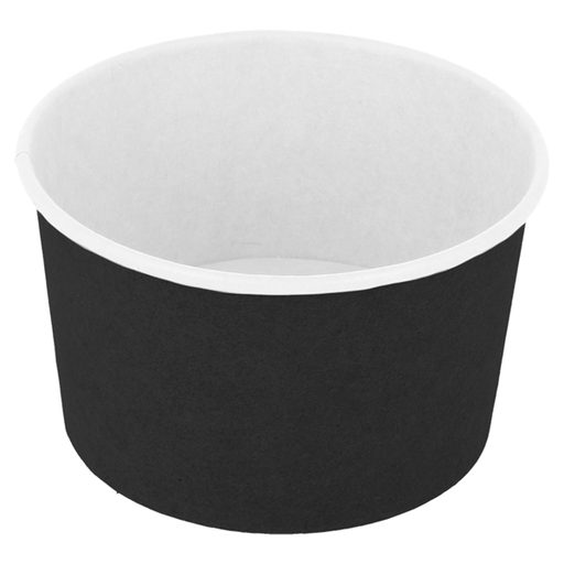 [226.56] Ice cream cups 240ml (8oz) Black (50st/pak)
