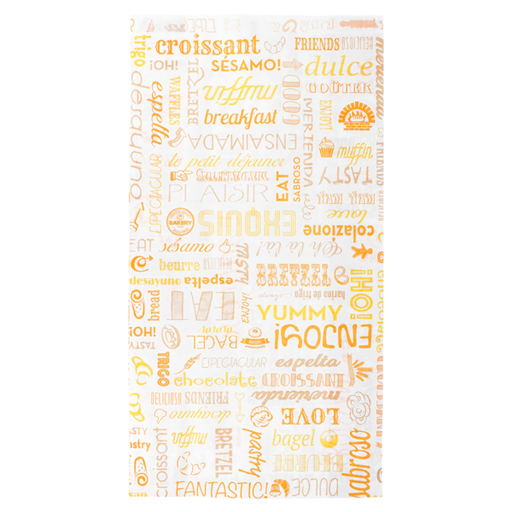 [229.16] Croissant Bags "Parole" 19+8x35cm white (250st/pak)