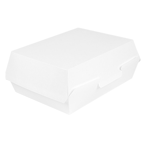 [234.32] "The Pack" Lunchbox 22,5x17x8,5cm White Nano-Micro Corrugated Cardboard (50st/pak)