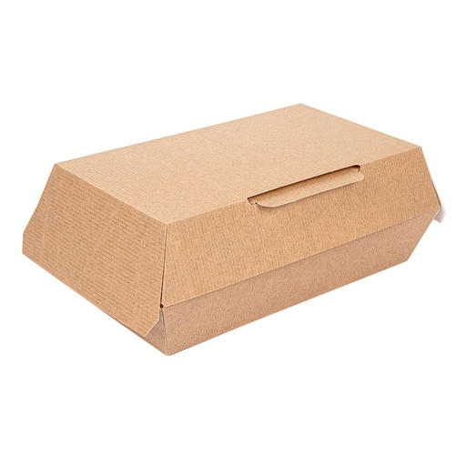 [235.03] The Pack Lunchbox 19,5x11,5x6,5cm Natural Kraft (50st/pak)