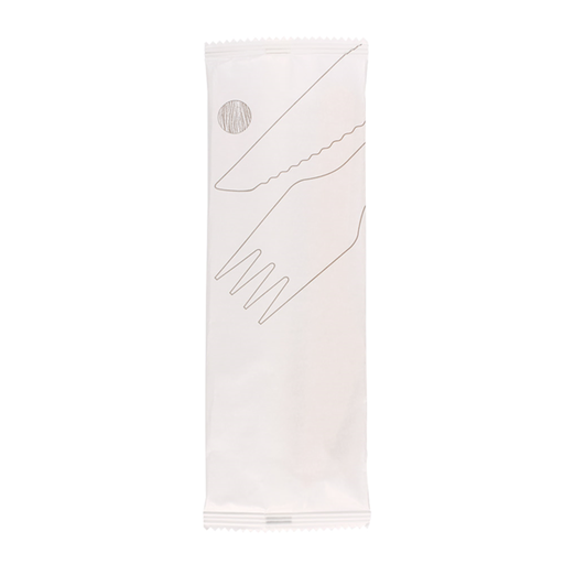 [250.85] Set cutlery 2/1 Fork/Knife "Makan" 16cm Natural Wood (100st/pak)