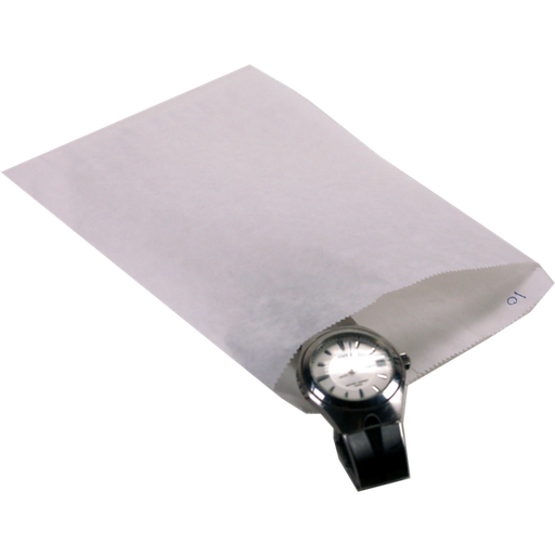 [260050] Vlakke zakken gebleekt 40grs Blanco 21x30 cm 1000st/pk