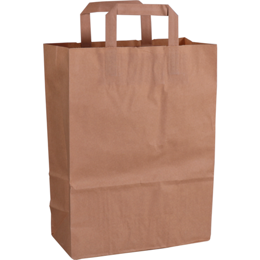 [270788] Draagtas papier Bruin 26/12x35 250 st/ds