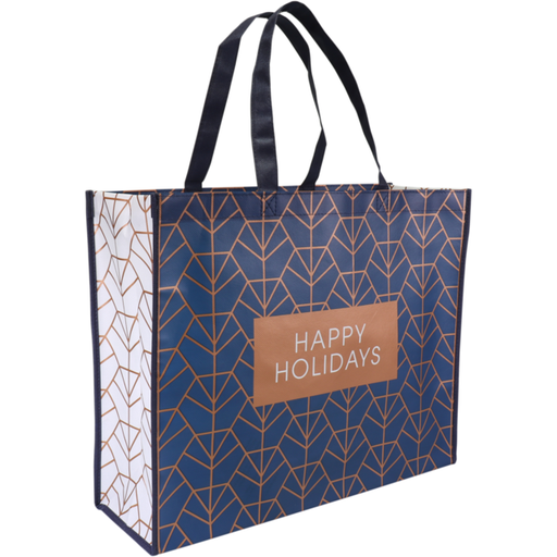 [271023] PP Non-woven Shopper "Mountain Lodge" 45x15x36cm (per stuk)
