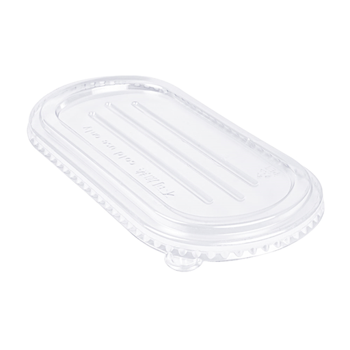 [320.59] Lids for Lunch Box 320.54 & 320.55 "Bionic" 1000ml 21,6x13,1x1,3cm Clear PET (50st/pak)