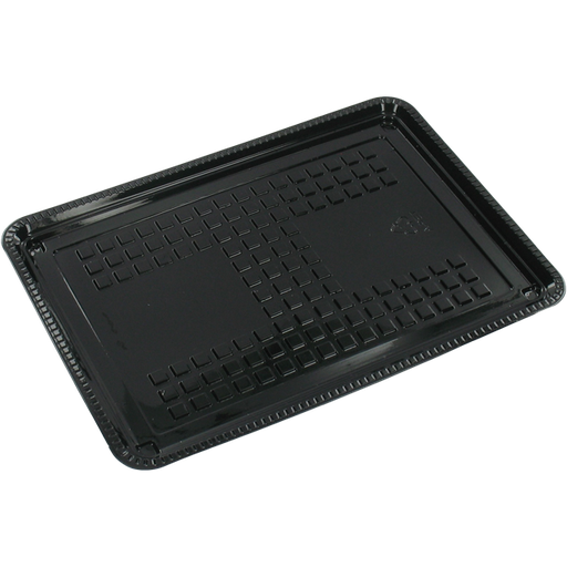 [422016] Vleesschaal Hard PS zwart 125x180mm 3000st/ds