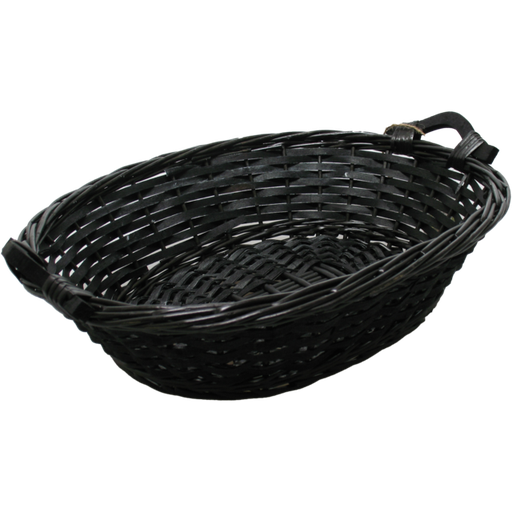 [436130] Mand ovaal met oren (zwart) 43x35x12cm / Per stuk