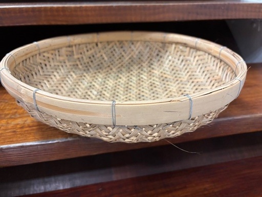 [436395] Mand Bamboe 40x39,5x15,5cm Naturel (per stuk)