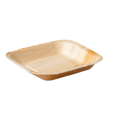 [437380] Bordje Plate Palm Leaf (Biodore) 170x170mm  (25st/pak)