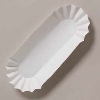 [4422] Hotdog Tray Medium Paper White  3000 pcs/cs