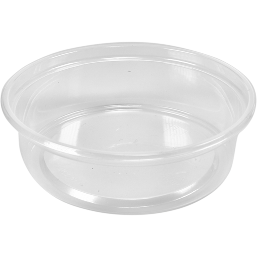 [442562] PP Bakje Rond Transparant (diam. 101mm / 200cc) 1000st/doos