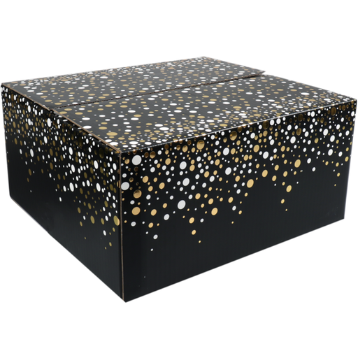[474429] Kerstdoos Design "Party Spot" 350x315x170mm (B) - per stuk